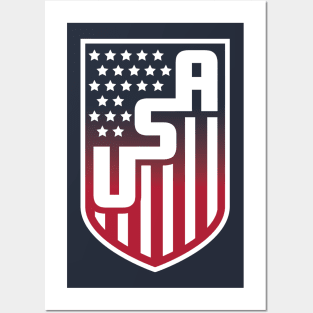 USA shield Posters and Art